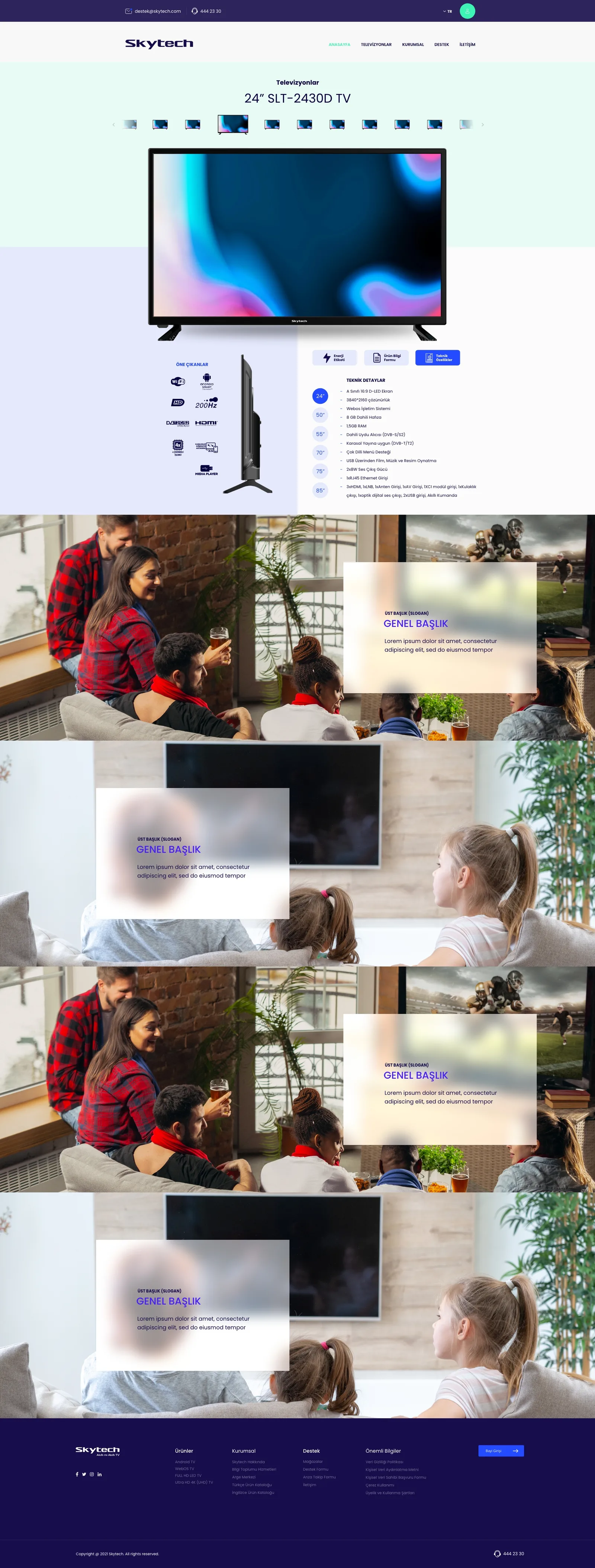 Skytech Web design 2